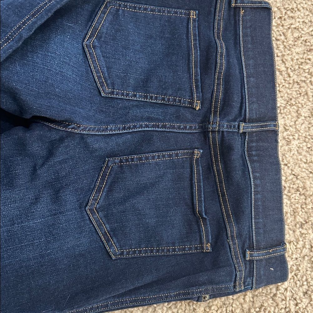 NWT Spanx Pull On Flare Jeans Midnight Shade Dark Wash Size Small - Picture 4 of 7